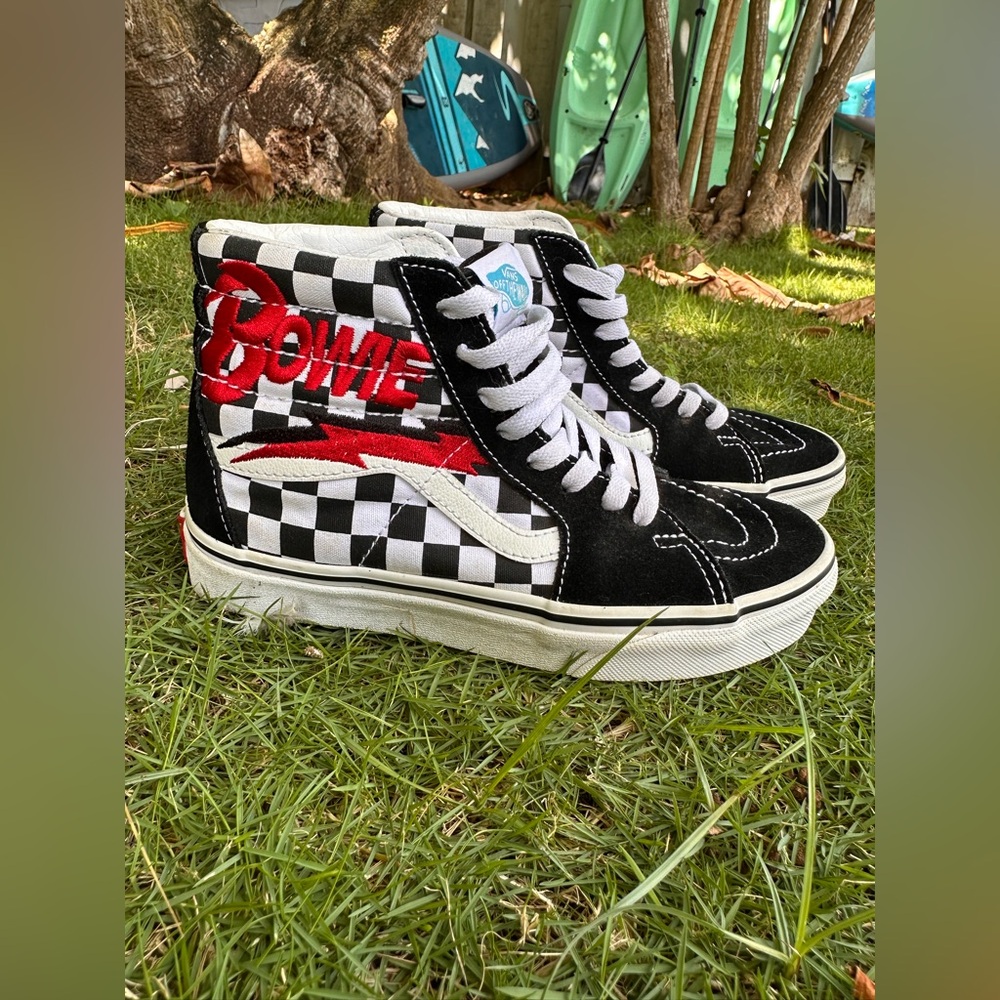 Vans Sk8-HI David Bowie Diamond Dogs Size Women’s 5.5/ Men’s 4 - Picture 2 of 10